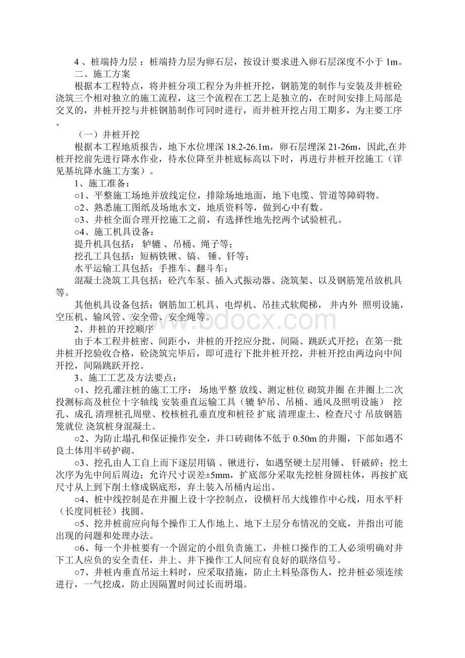 人工成孔施工方案实用版.docx_第2页