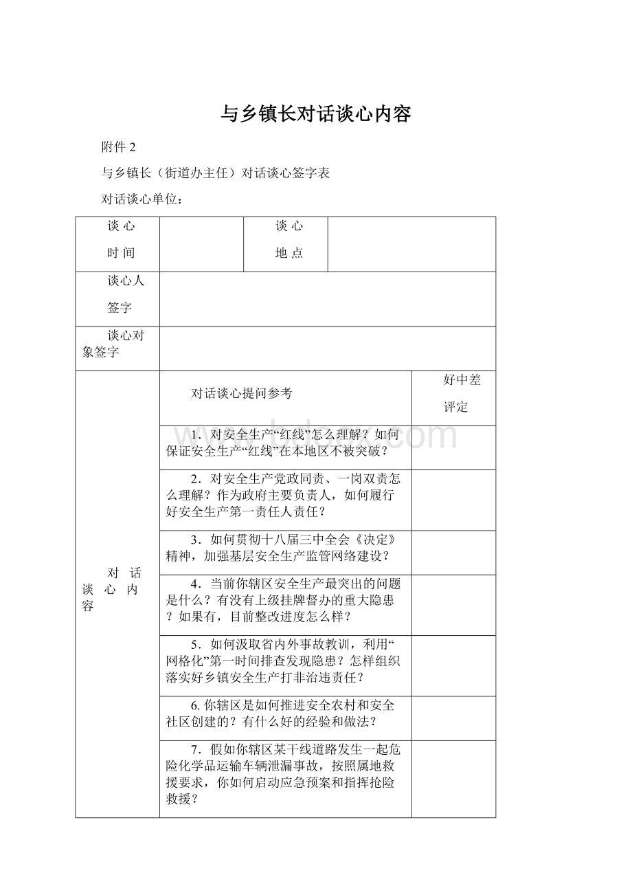 与乡镇长对话谈心内容.docx_第1页