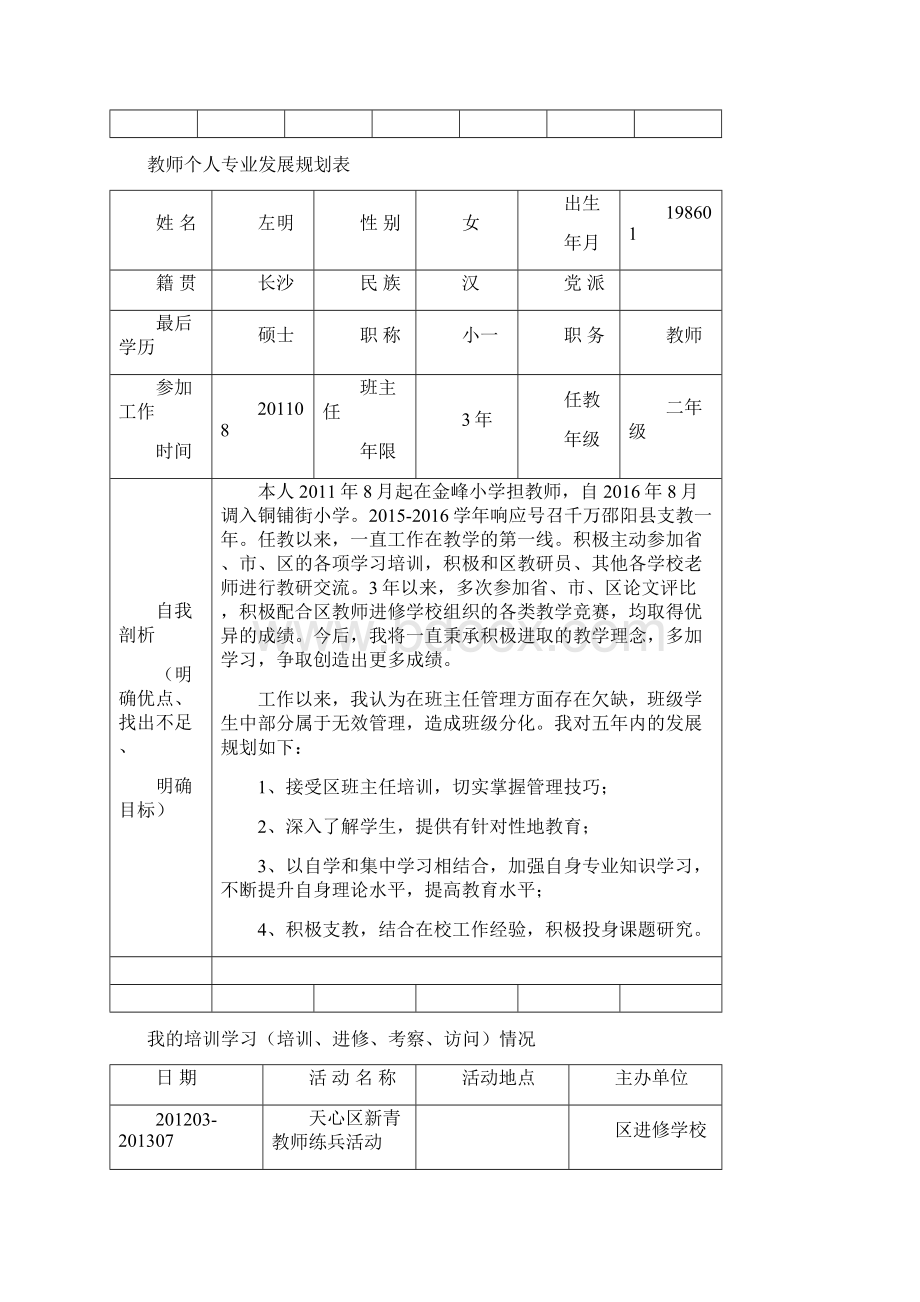 教师个人成长档案模版修订版Word下载.docx_第3页