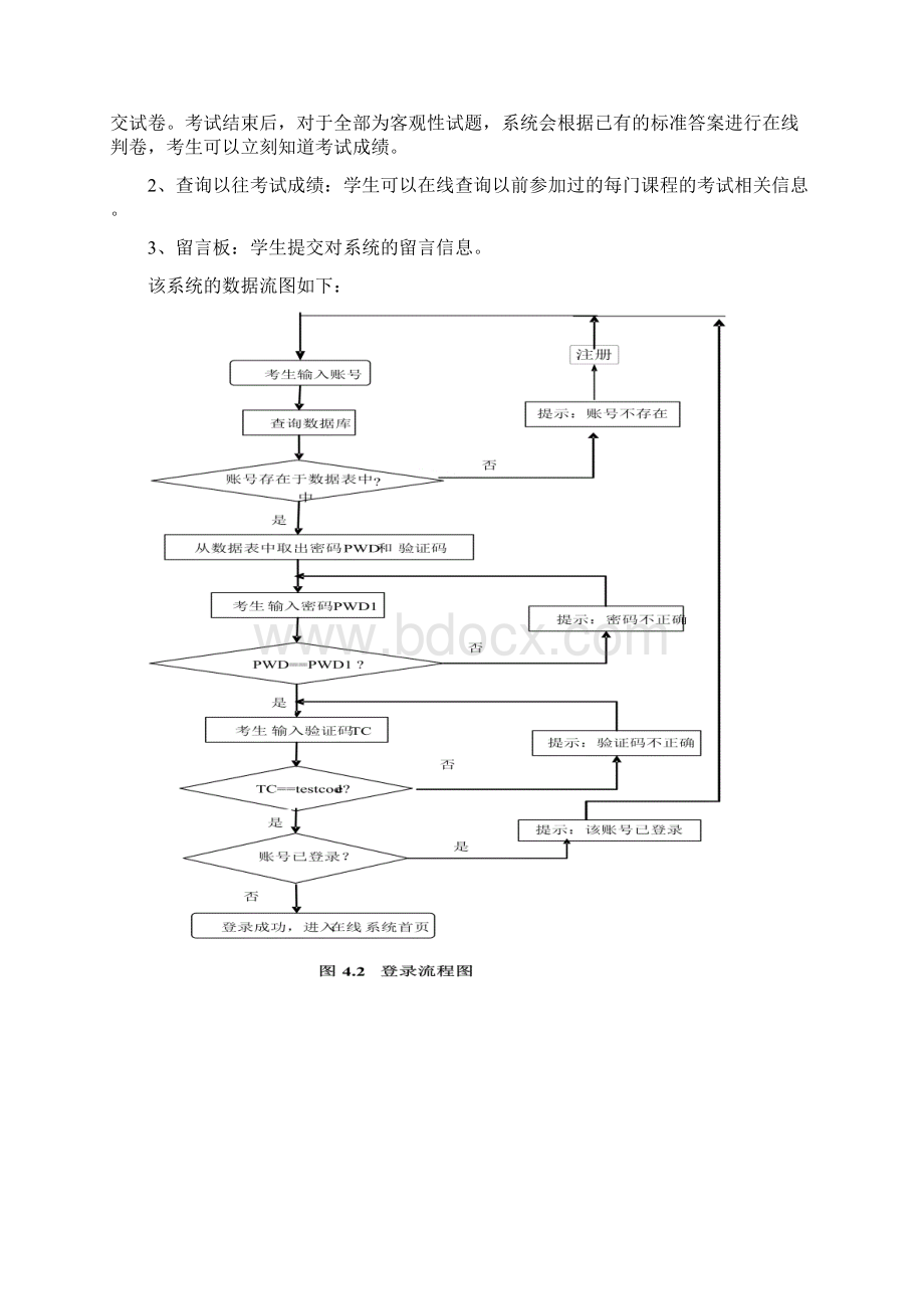 在线答题系统需求分析报告Word文档下载推荐.docx_第3页