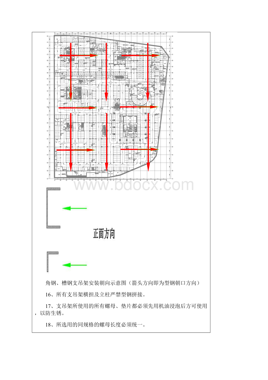 型钢支吊架制作安装技术交底.docx_第3页