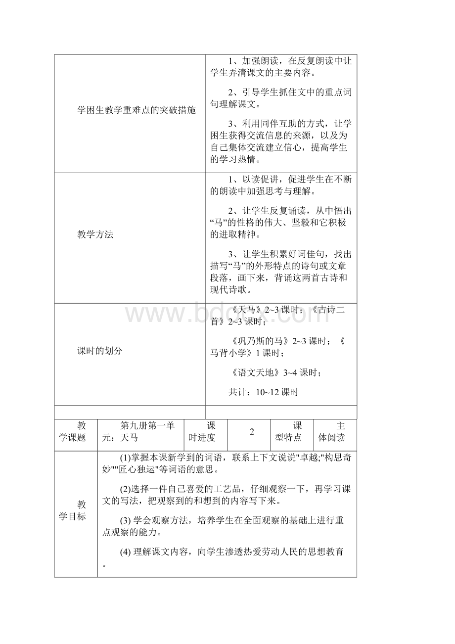 北师大版小学语文五年级上册教案全集Word文档下载推荐.docx_第2页