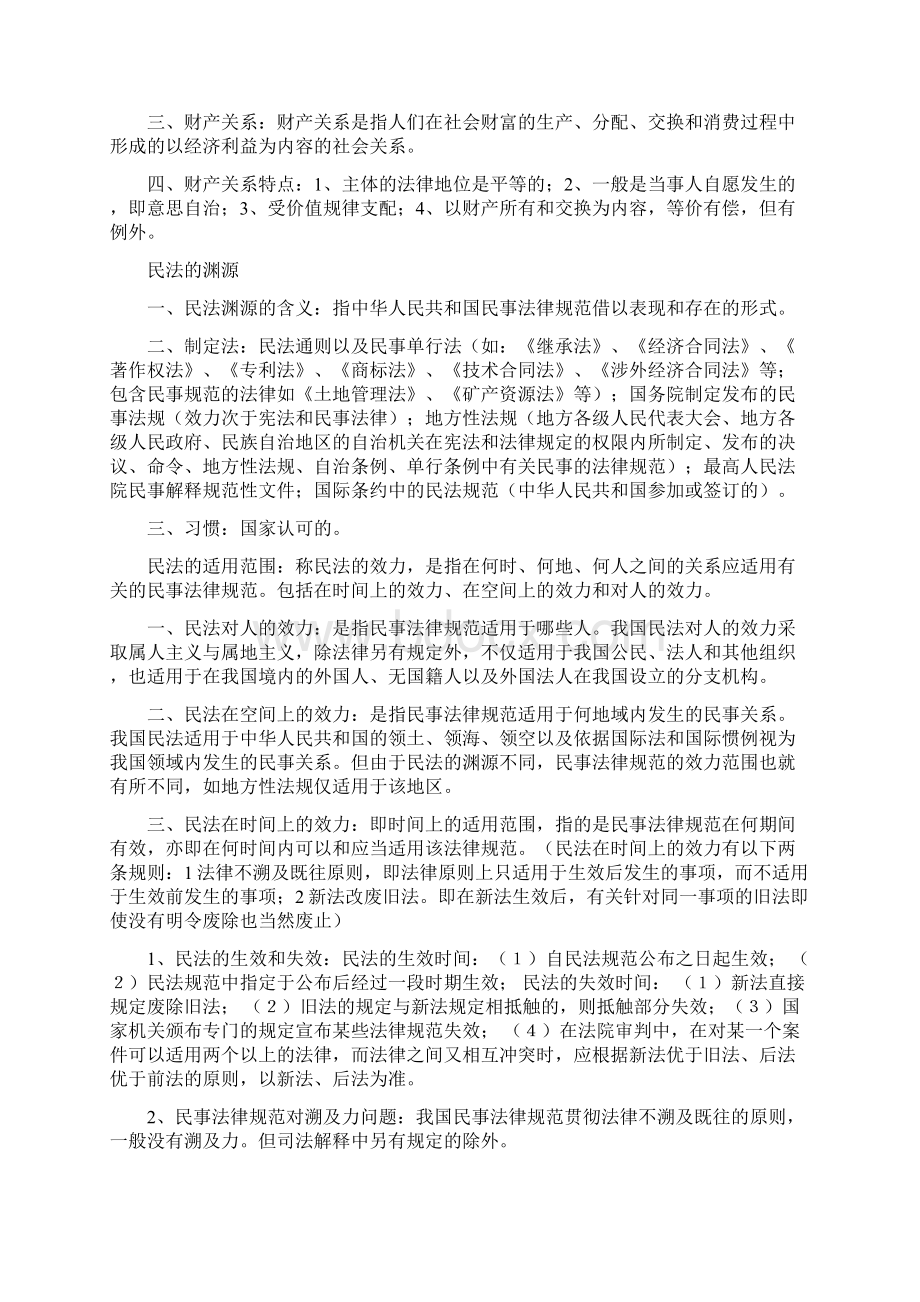 司考复习笔记民法doc.docx_第2页