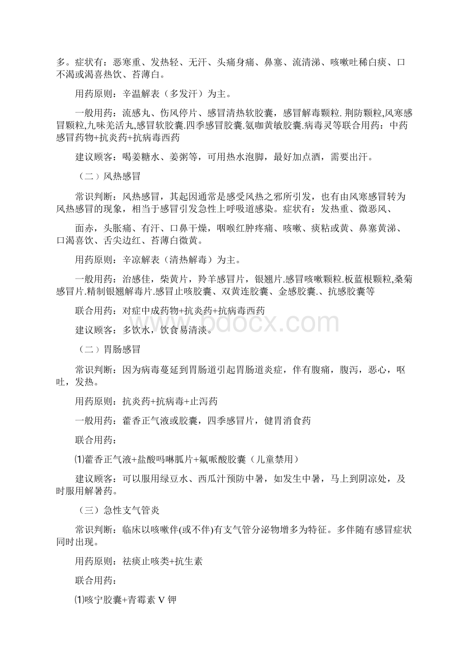 药店常见病联合用药手册之欧阳化创编Word下载.docx_第2页