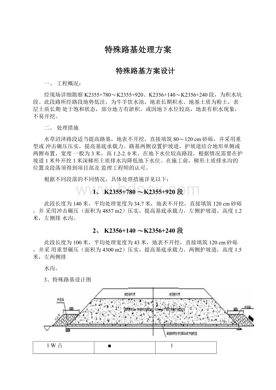 特殊路基处理方案Word格式.docx_第1页