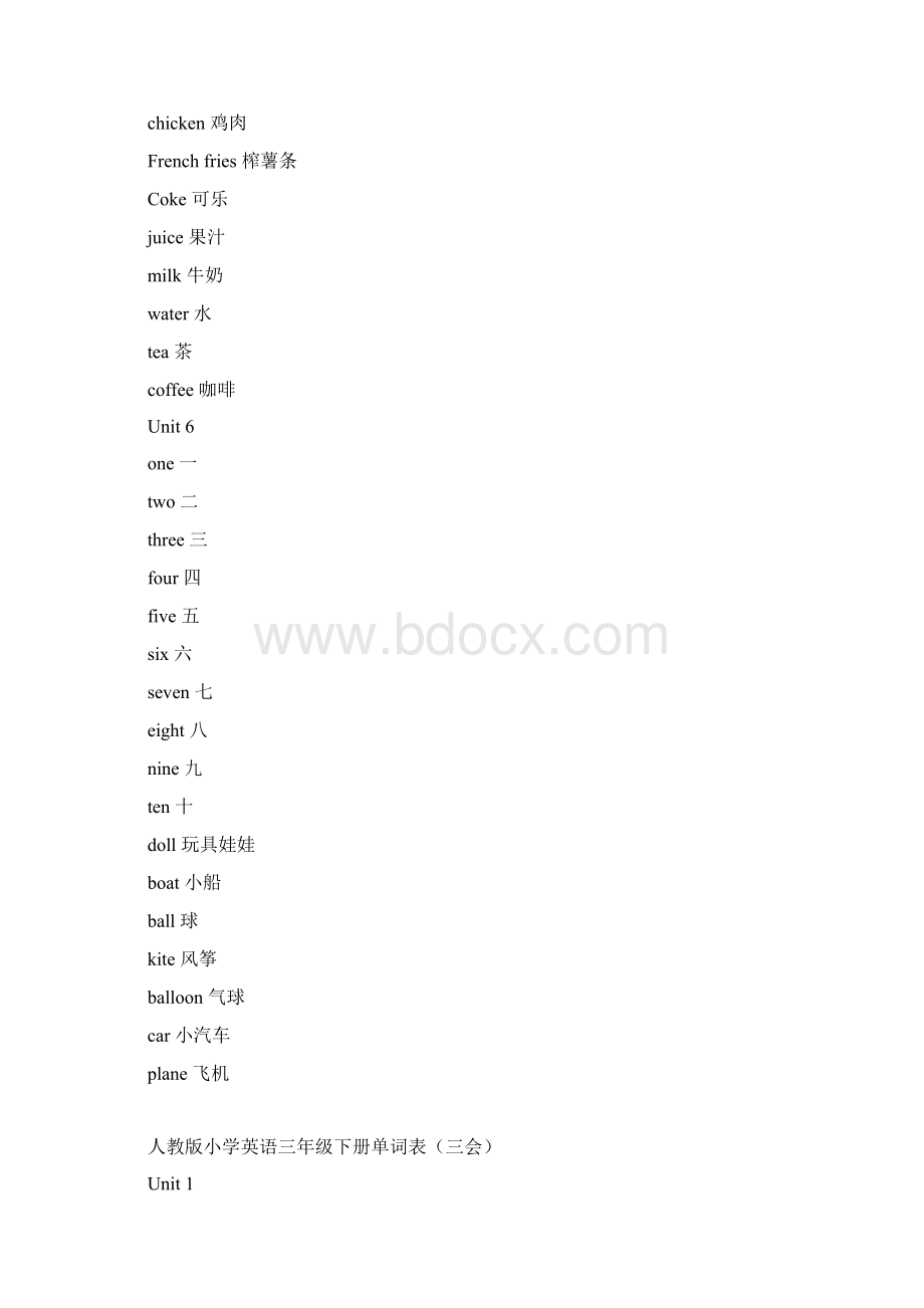 人教版小学英语三年级上册单词表文档格式.docx_第3页