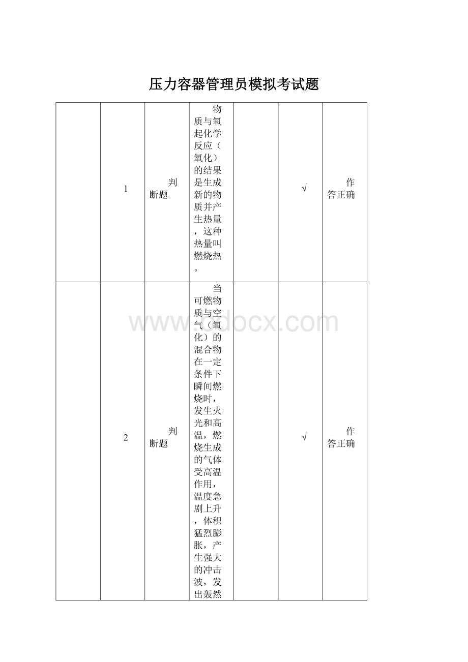 压力容器管理员模拟考试题.docx_第1页