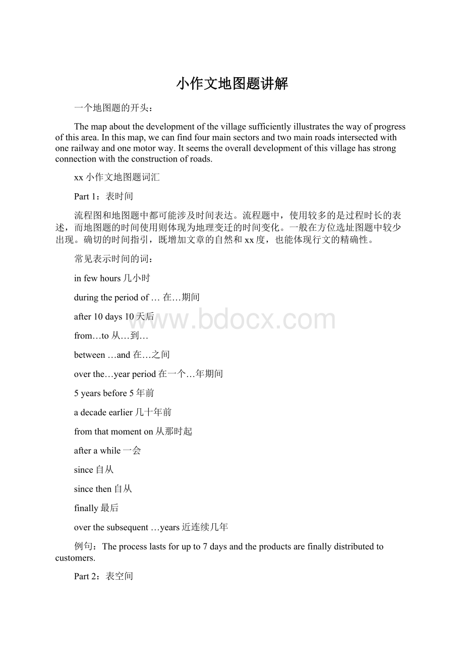 小作文地图题讲解文档格式.docx