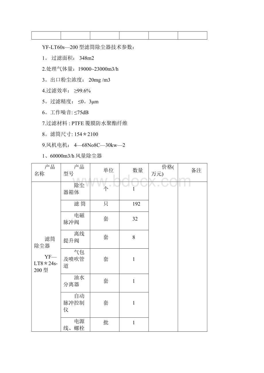 滤筒除尘技术方案Word文件下载.docx_第2页