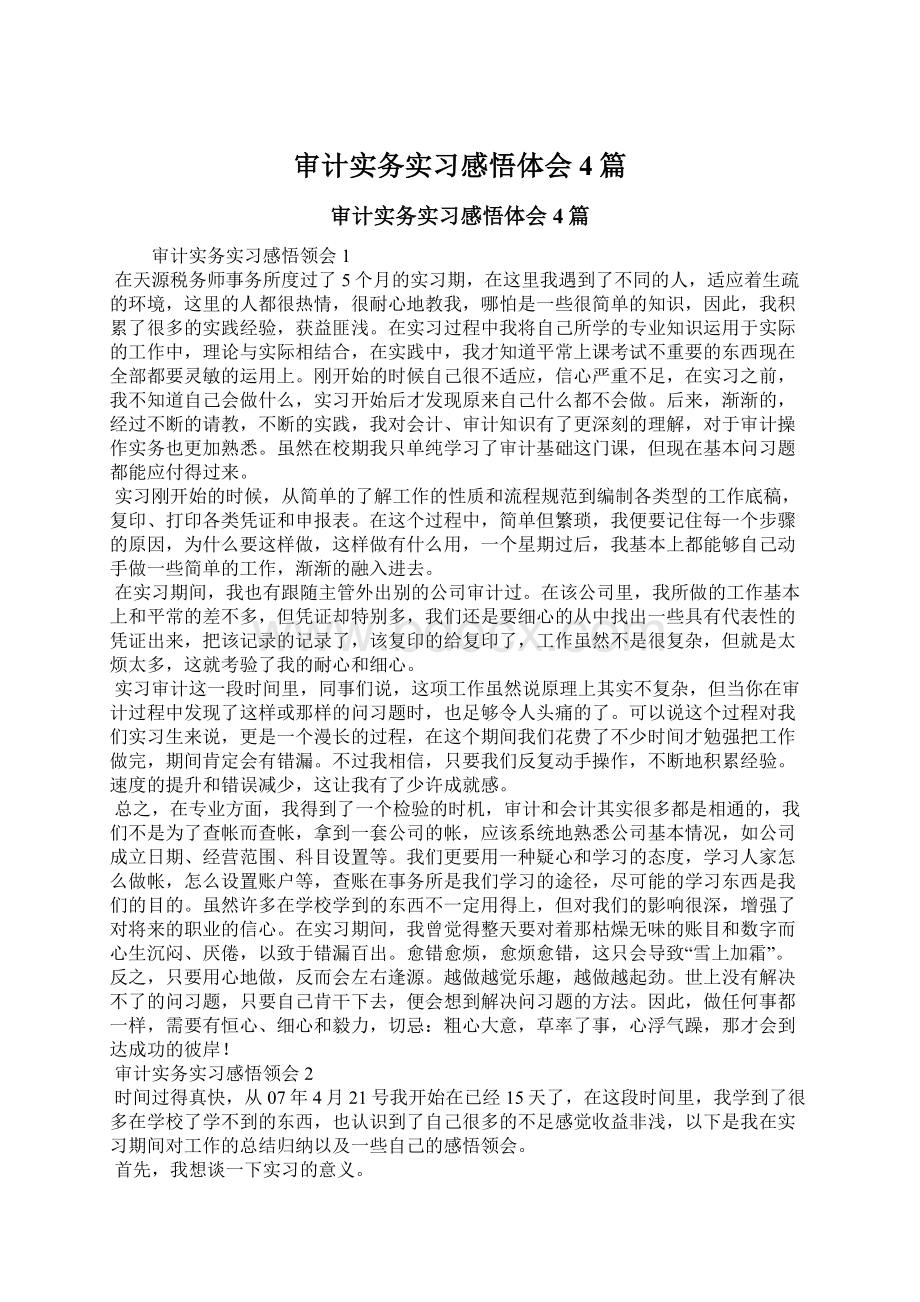 审计实务实习感悟体会4篇.docx