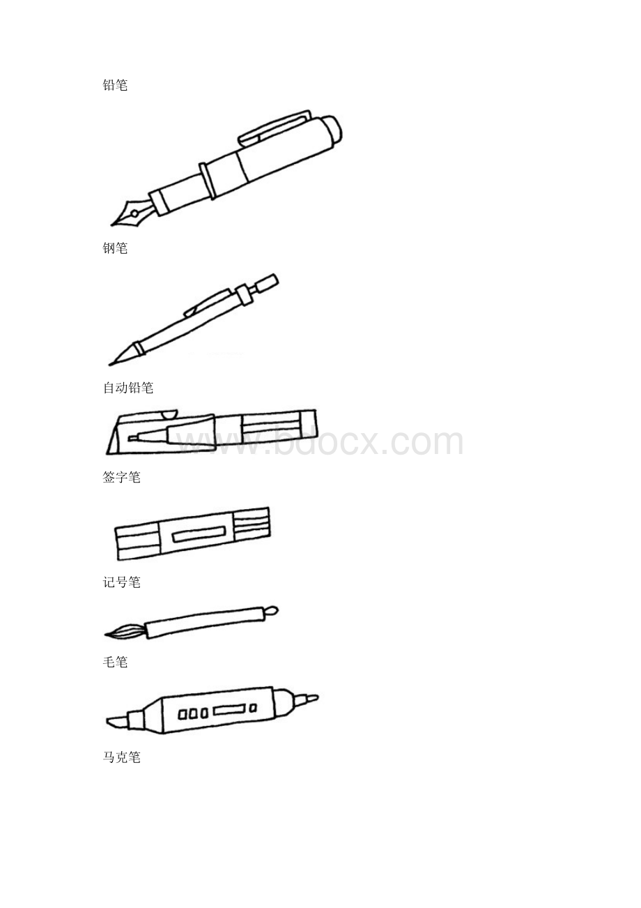 老实的牛的简笔画Word格式.docx_第2页