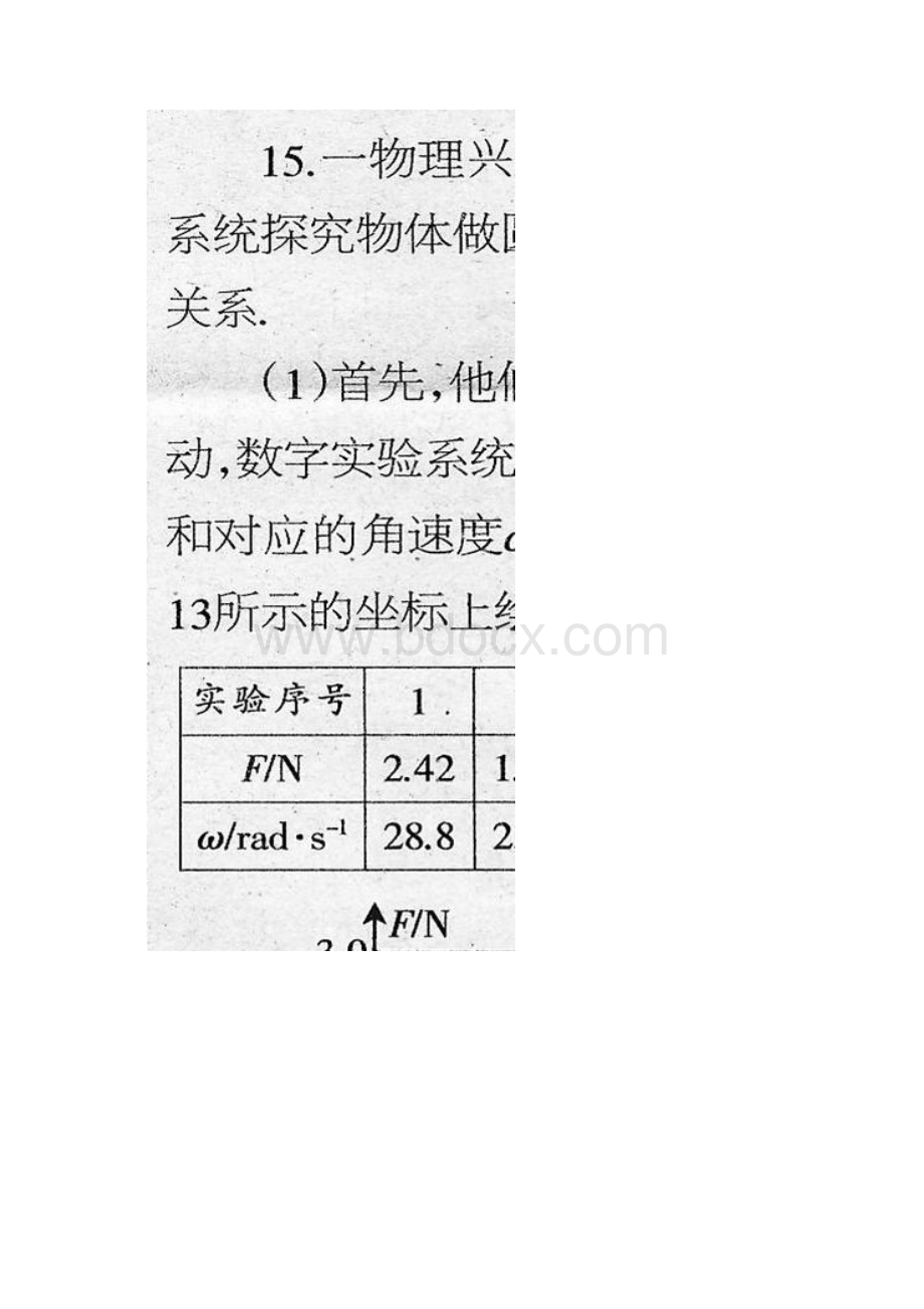 高一物理《抛体运动与匀速圆周运动》专题复习测试题Word下载.docx_第3页