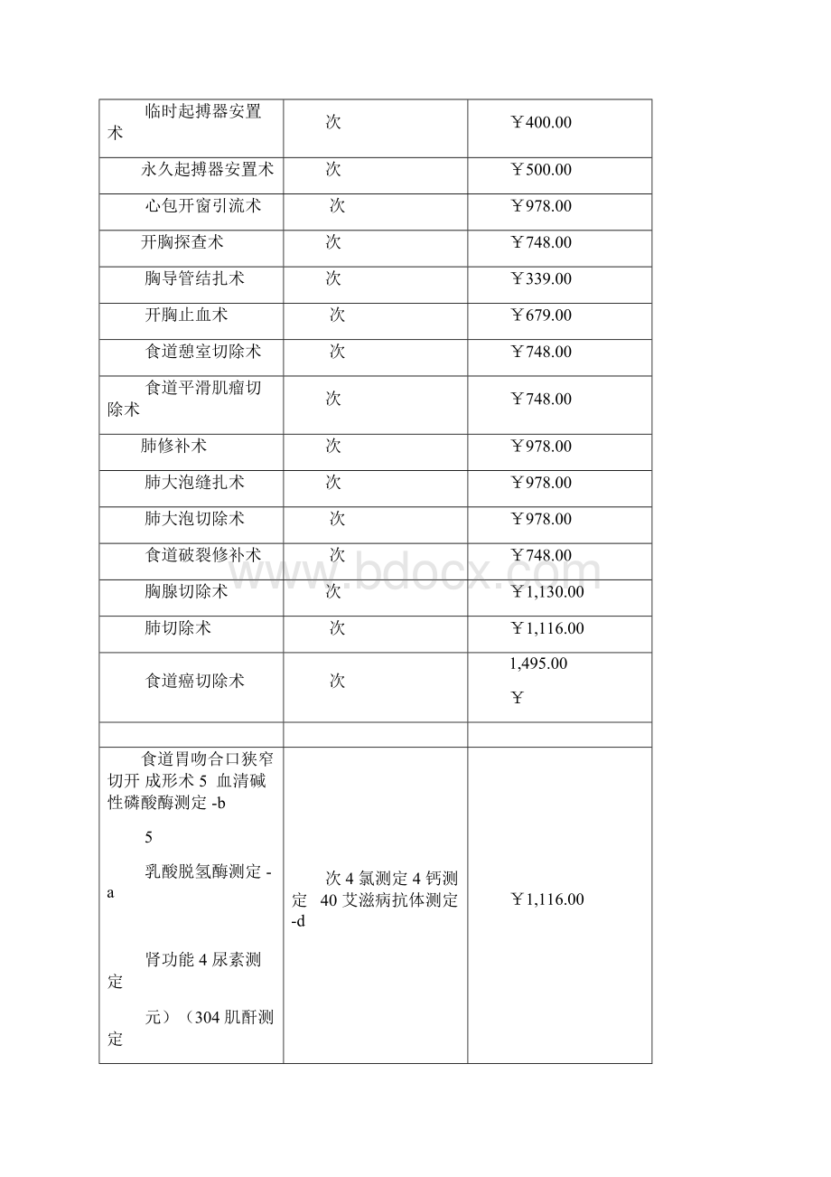 常见医疗服务项目收费标准Word文档下载推荐.docx_第3页