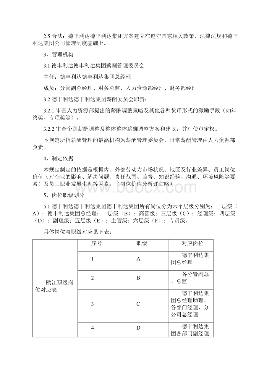 德丰利达集团薪酬管理制度.docx_第2页