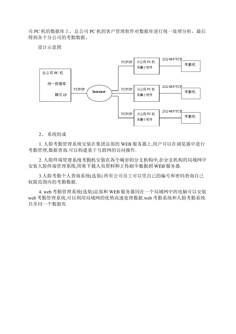 web人脸识别考勤机系统解决方案Word下载.docx_第3页