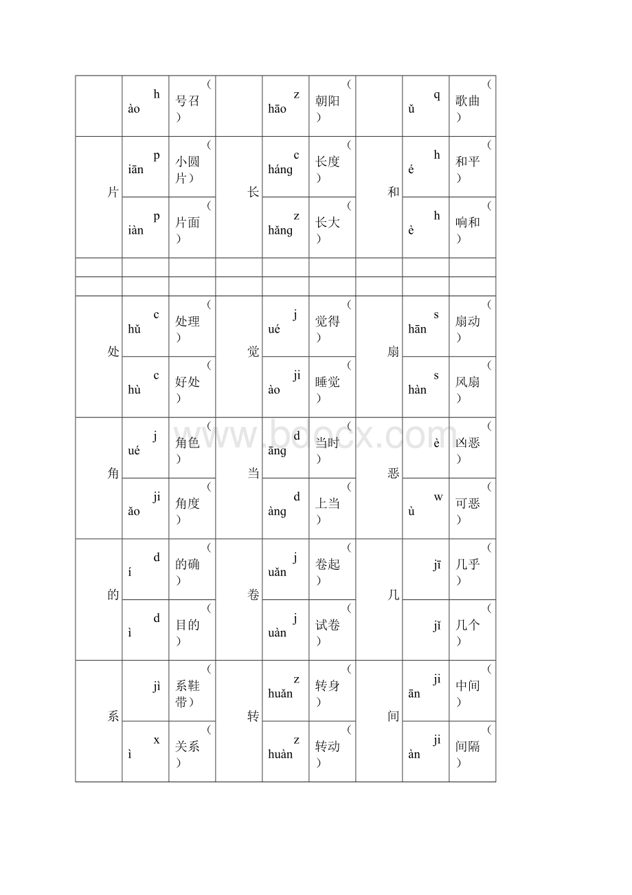 三年级语文上册基础总复习教案.docx_第3页