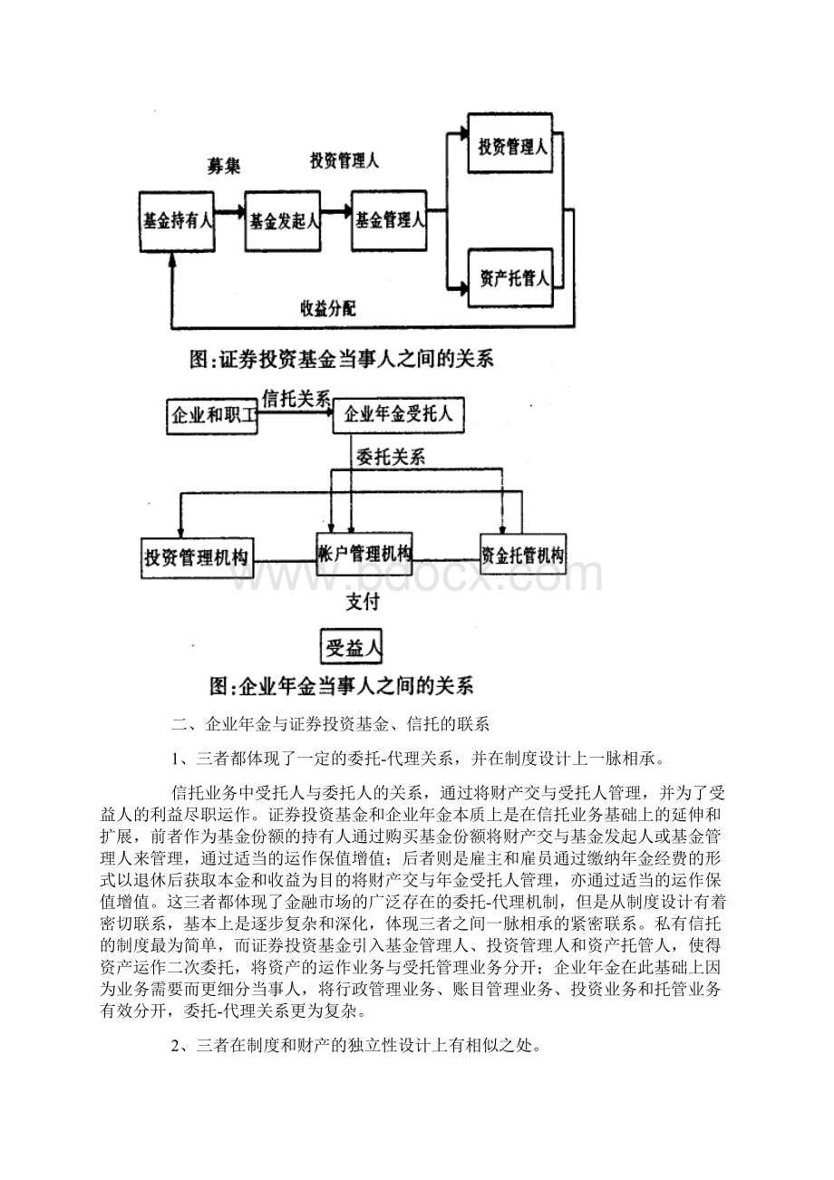 企业年金与基金与信托管理制度比较研究.docx_第3页