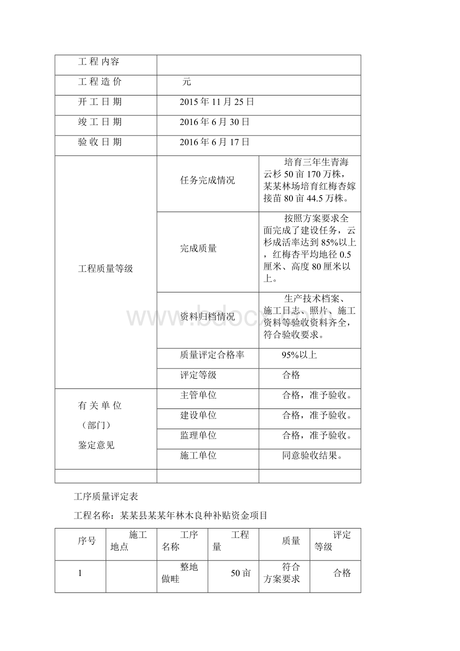 林业项目竣工资料模板.docx_第2页