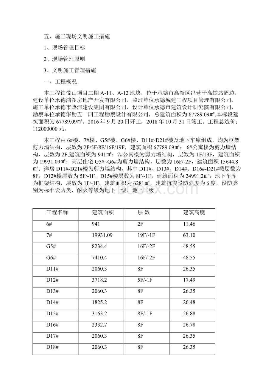 安全生产文明施工目标及措施Word文件下载.docx_第2页