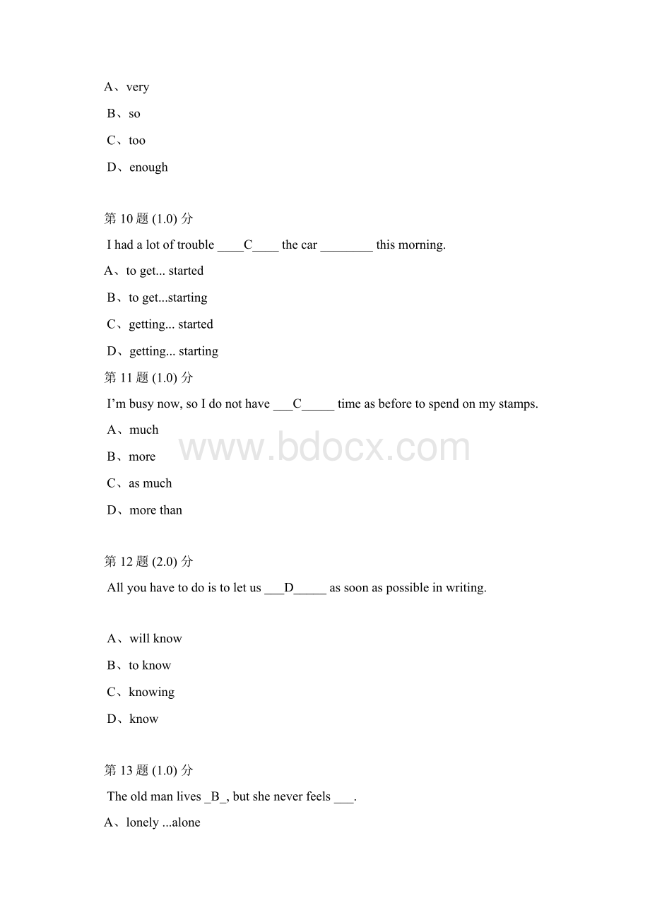 大学英语在线练习Word下载.docx_第3页