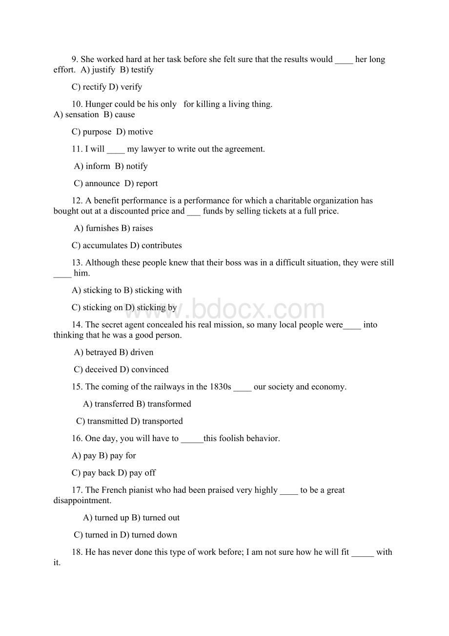 新视野3词汇练习Word格式文档下载.docx_第2页