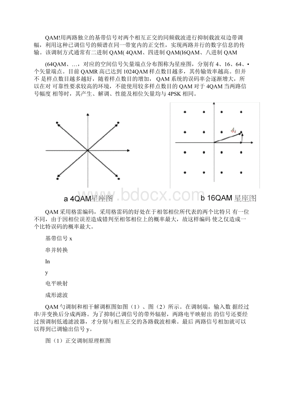 MQAM调制在高斯信道和Rayleigh衰落信道中的平均误码率性能研究教学教材.docx_第2页