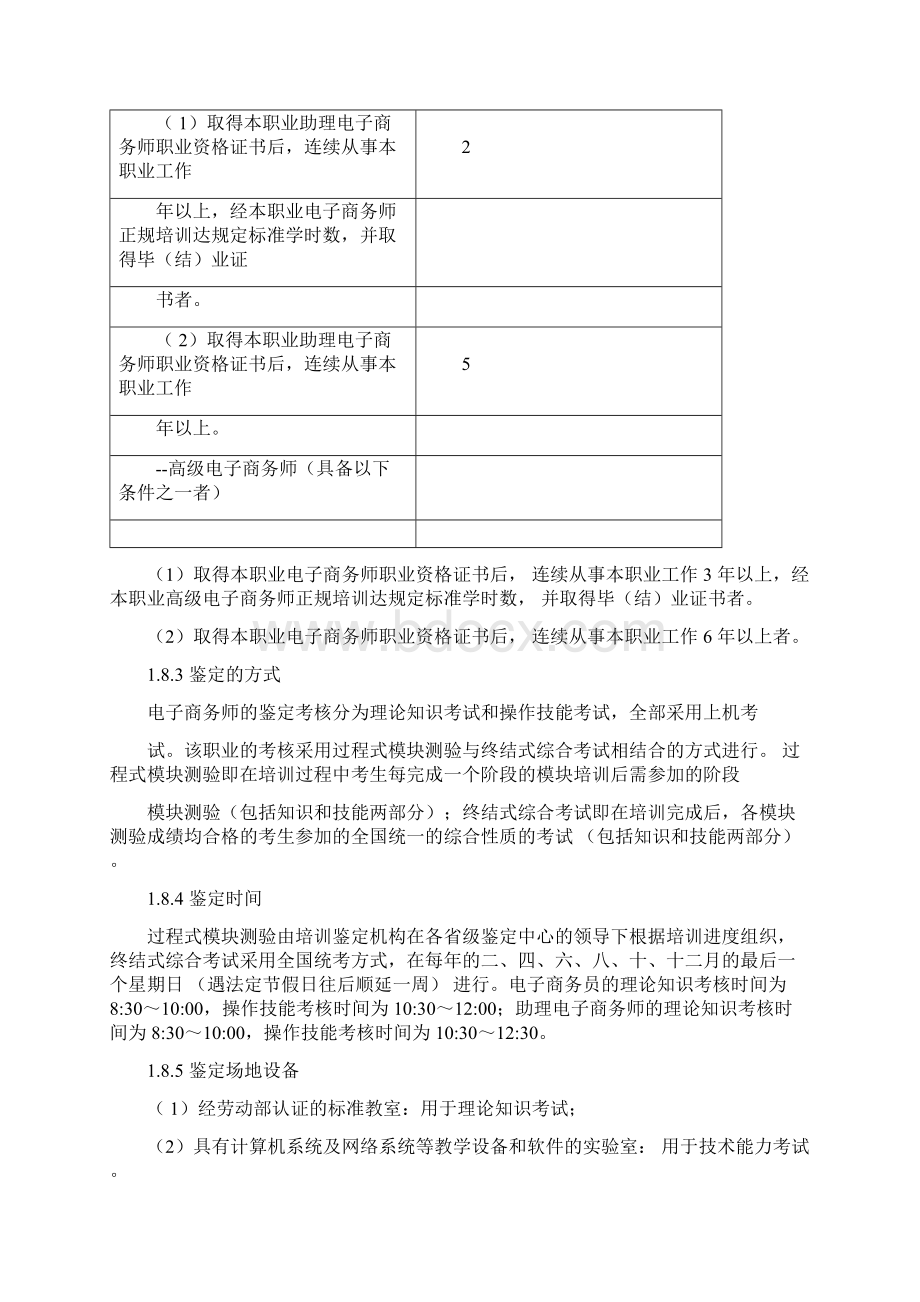 电子商务师国家职业标准.docx_第3页