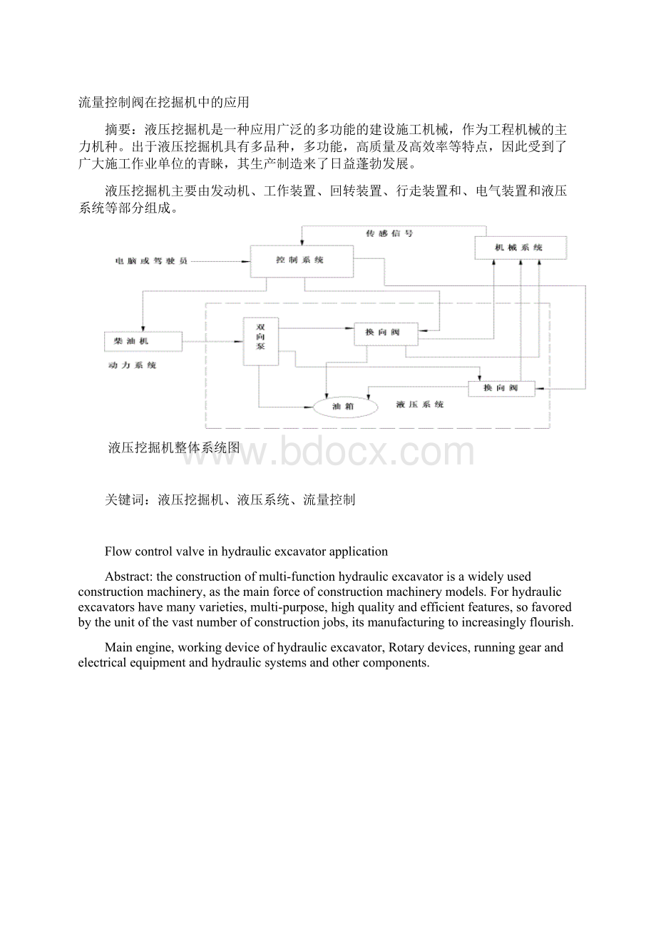 流量控制阀在挖掘机中的应用.docx_第2页