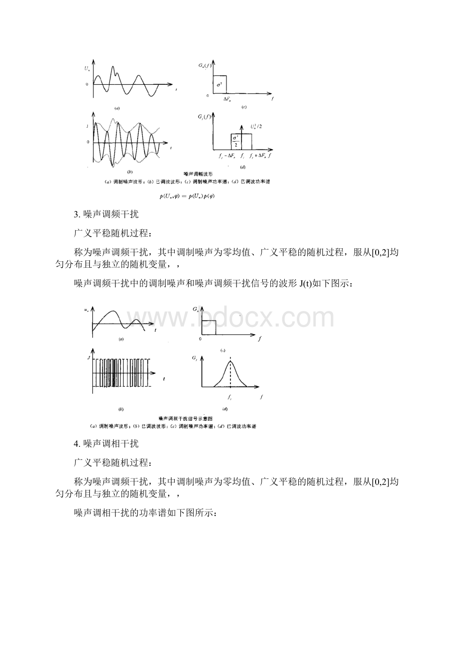 噪声干扰信号的Matlab仿真Word格式文档下载.docx_第2页