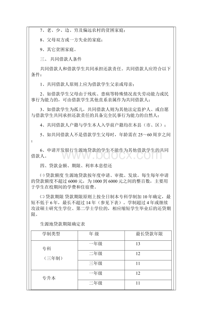 灵璧县国家开发银行生源地信用助学贷款办理须知.docx_第2页