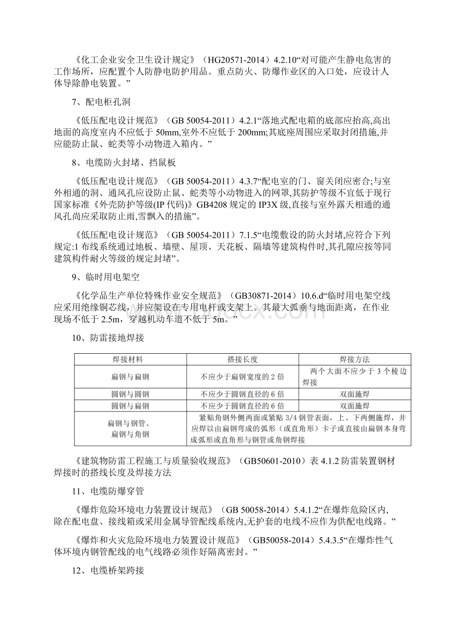 化工危化企业常见安全隐患及法律法规依据8资料文档格式.docx_第2页