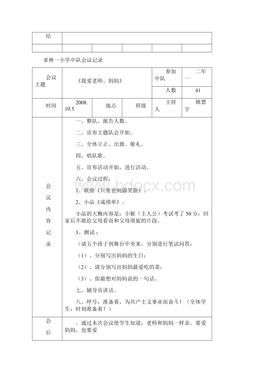 中队会议记录表.docx_第2页