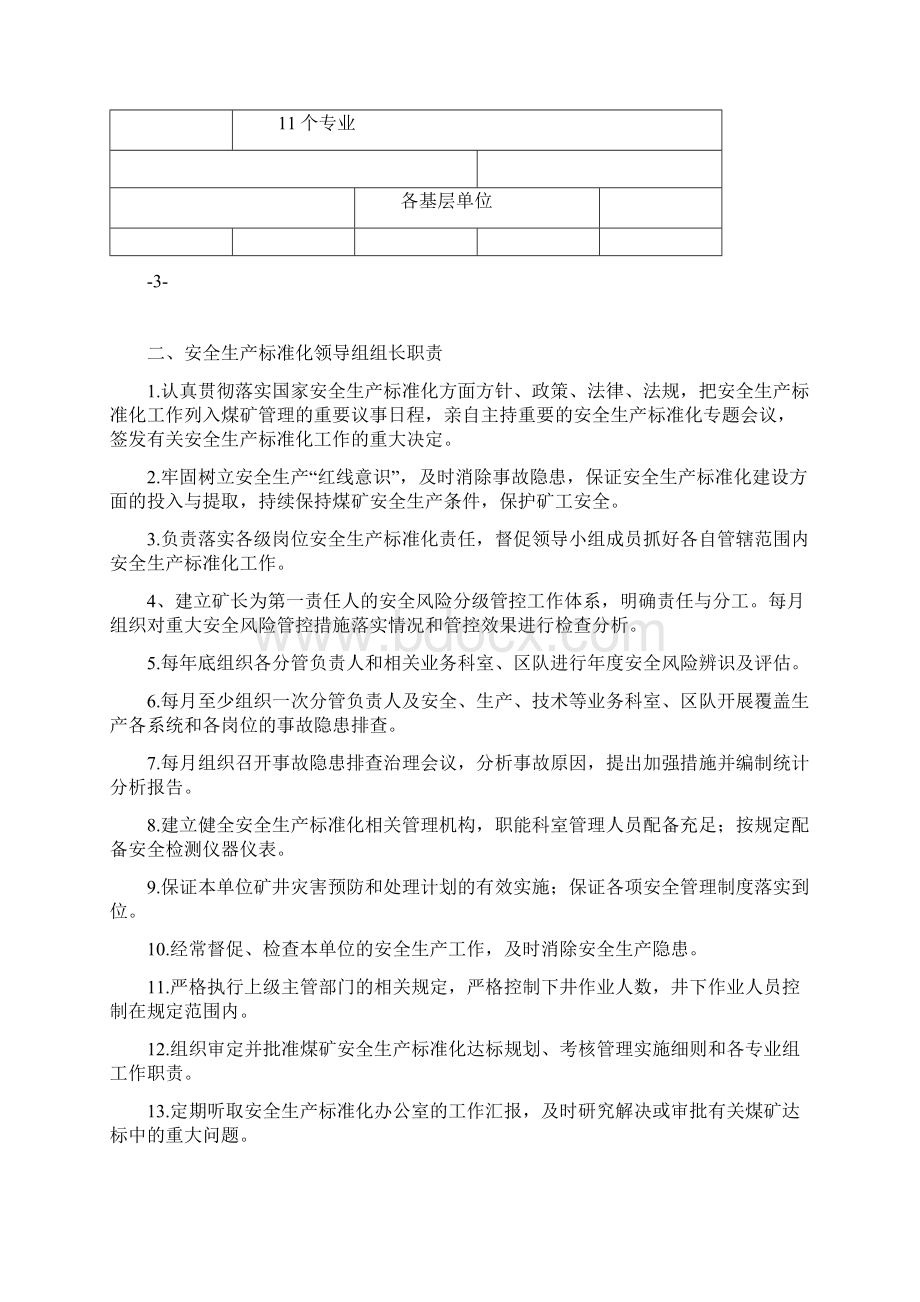 安全生产标准化组织机构各岗位职责Word文档格式.docx_第2页