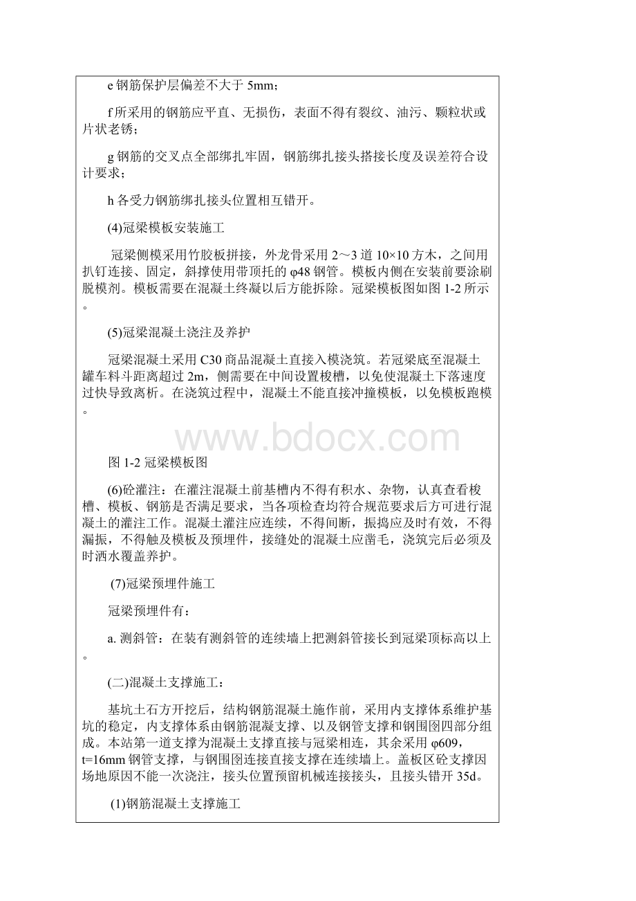 冠梁支撑技术交底.docx_第3页