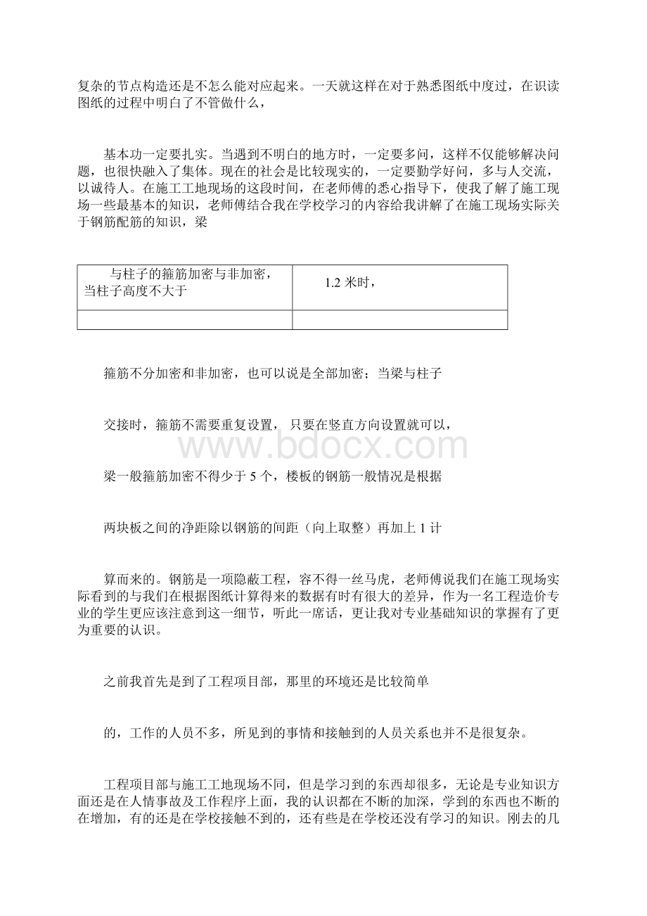 工程造价社会实践报告.docx_第2页