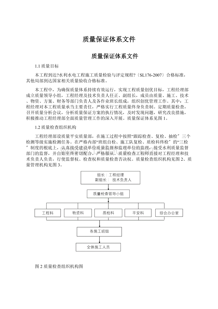 质量保证体系文件Word格式文档下载.docx