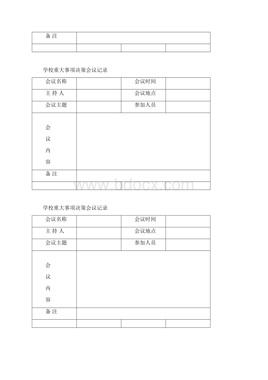 学校重大事项决策会议记录表讲解.docx_第2页