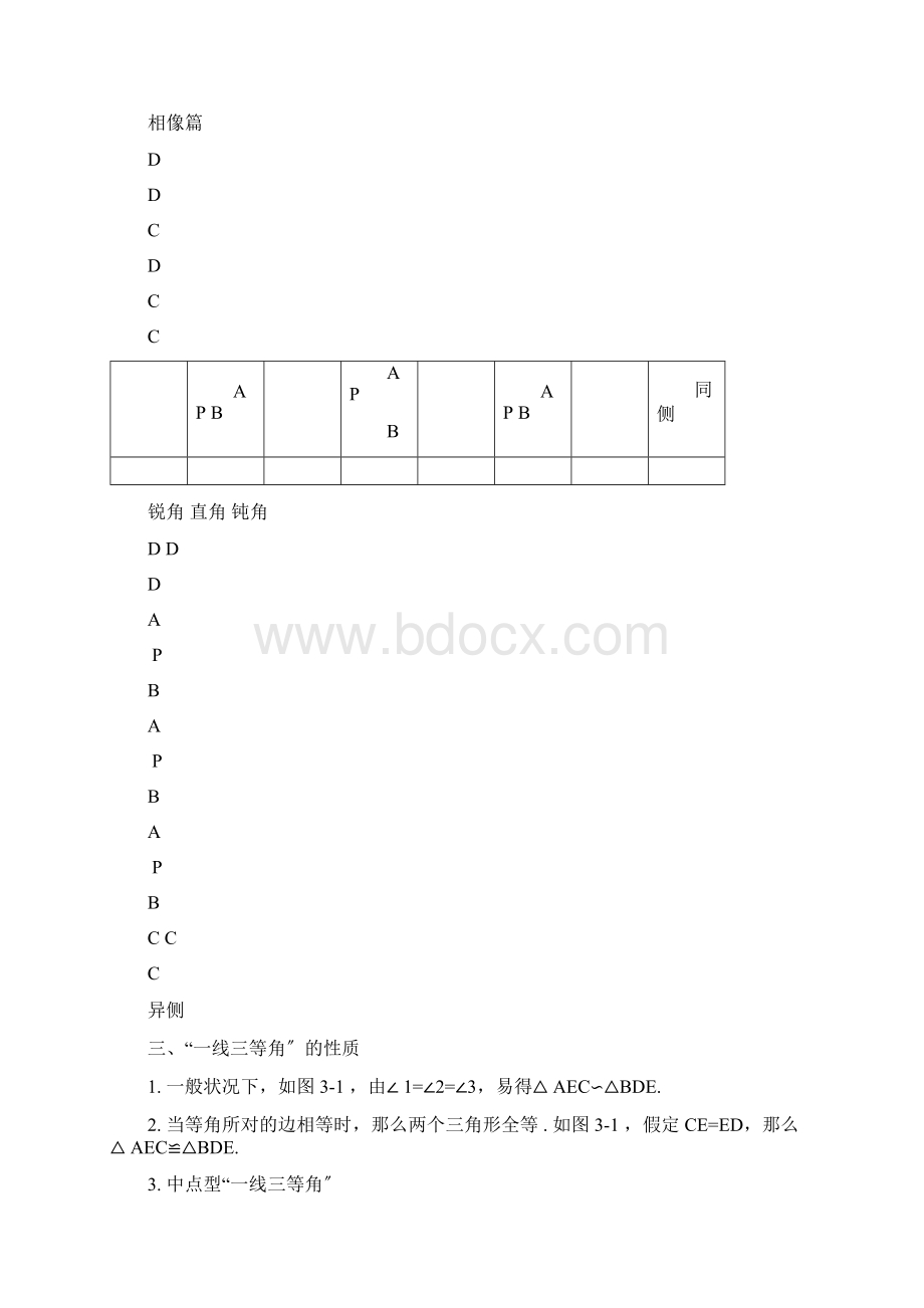 完整版几何模型一线三等角模型.docx_第2页