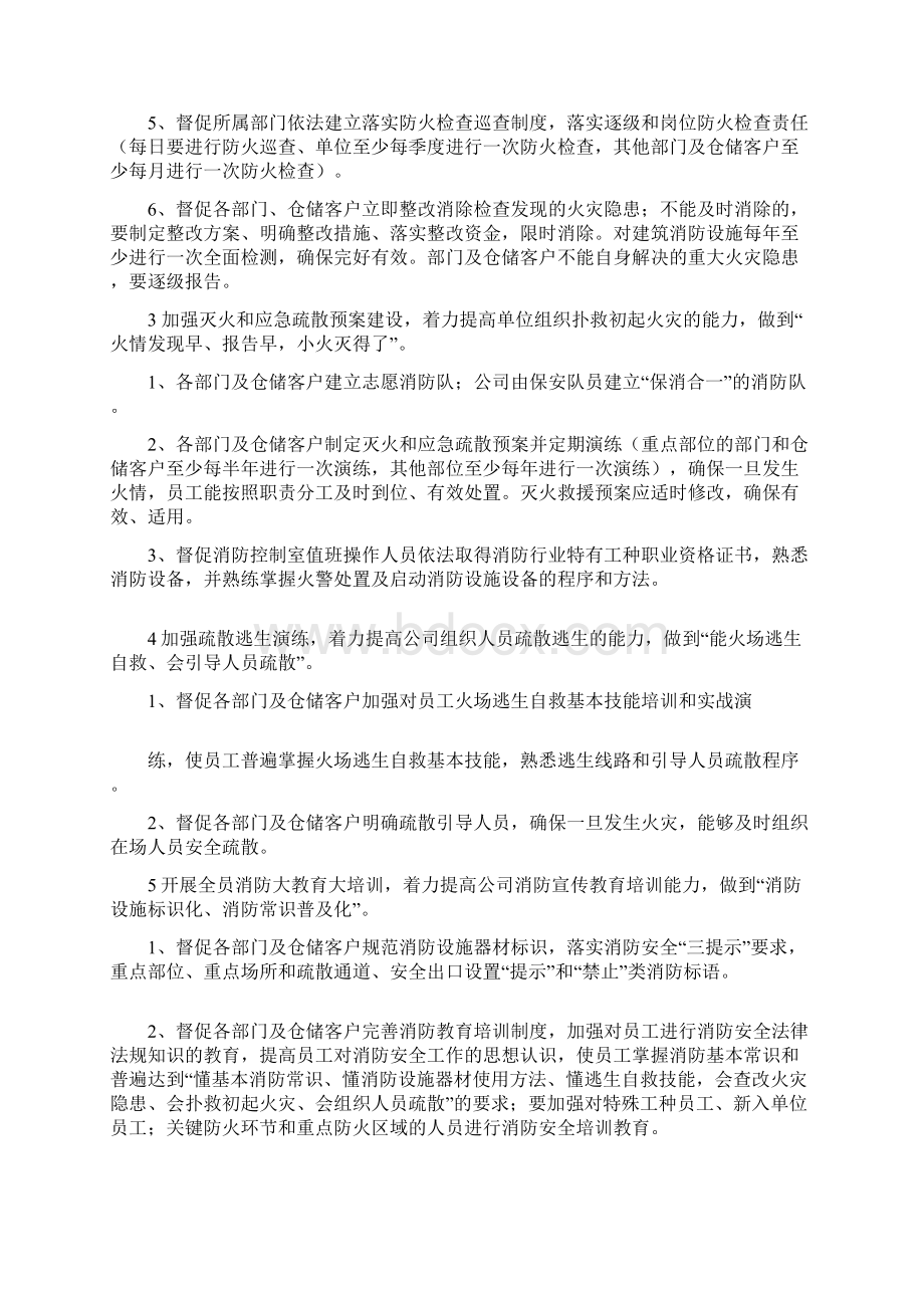 消防安全检查工作计划与消防安全活动周工作总结汇编doc.docx_第3页