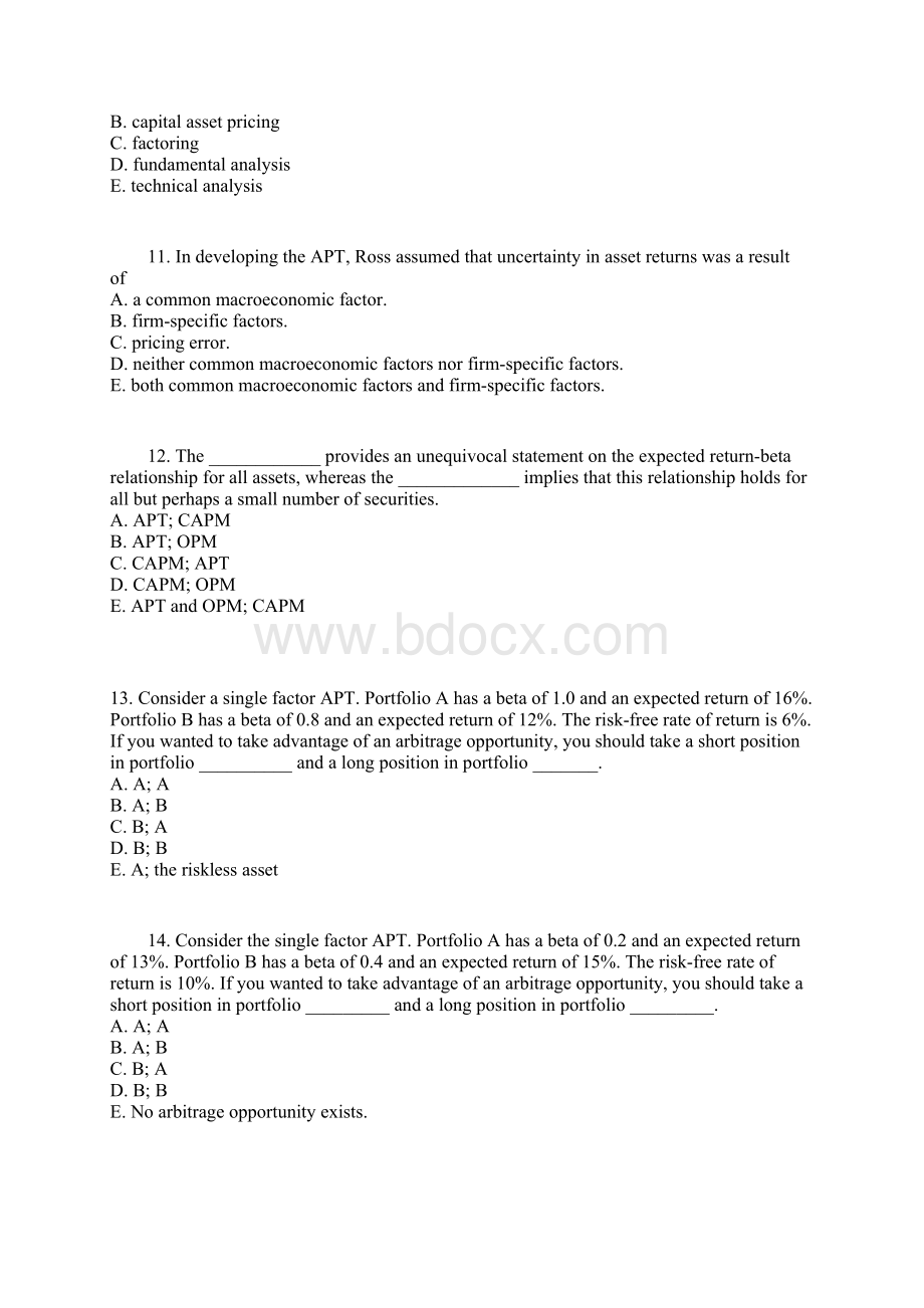 投资学课后答案APTWord格式.docx_第3页