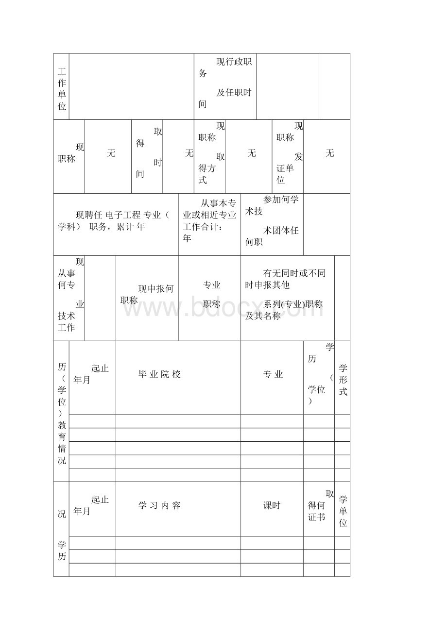 广东省职称评审表Word格式.docx_第2页