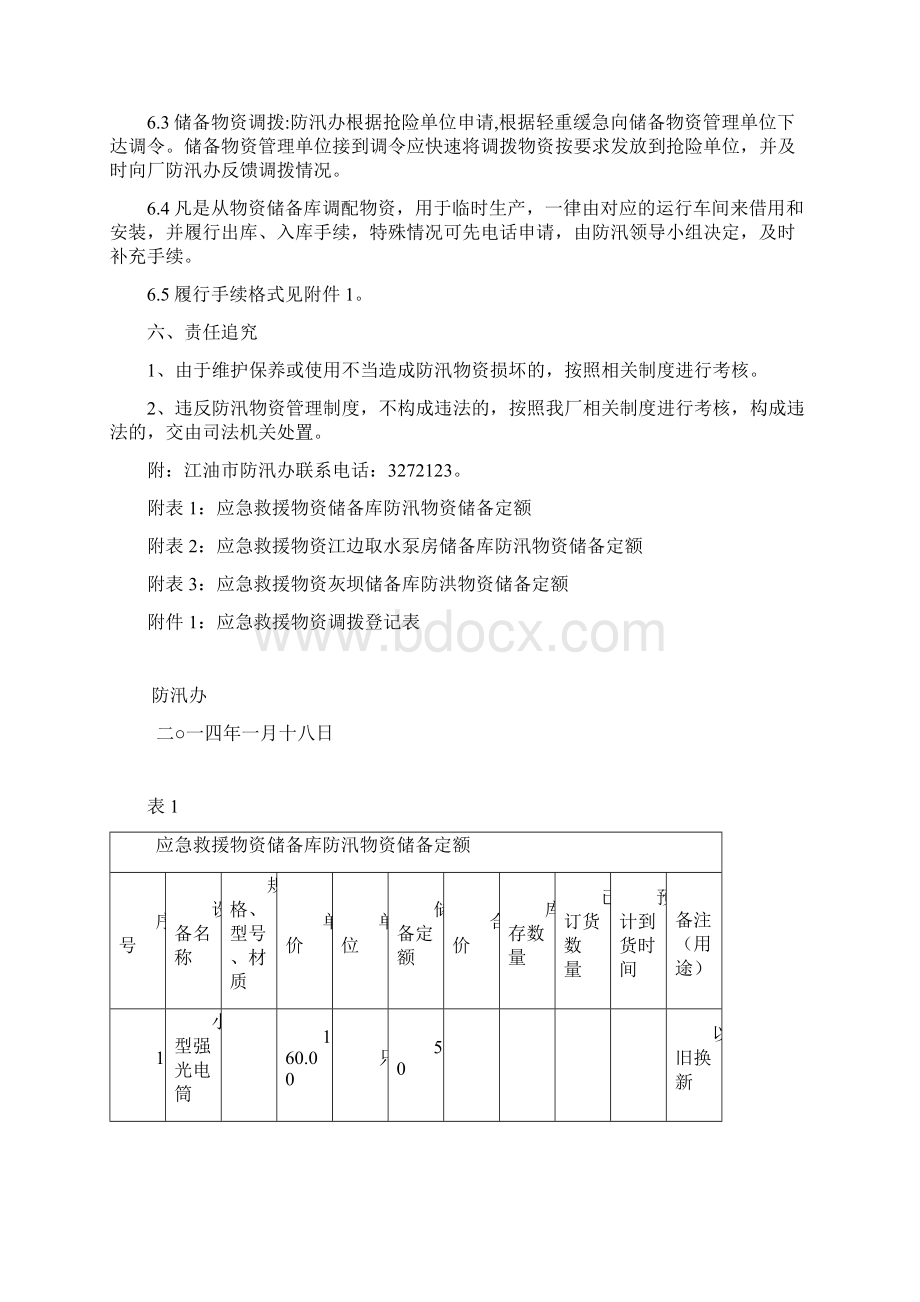 防汛物资储备及调拨Word下载.docx_第3页