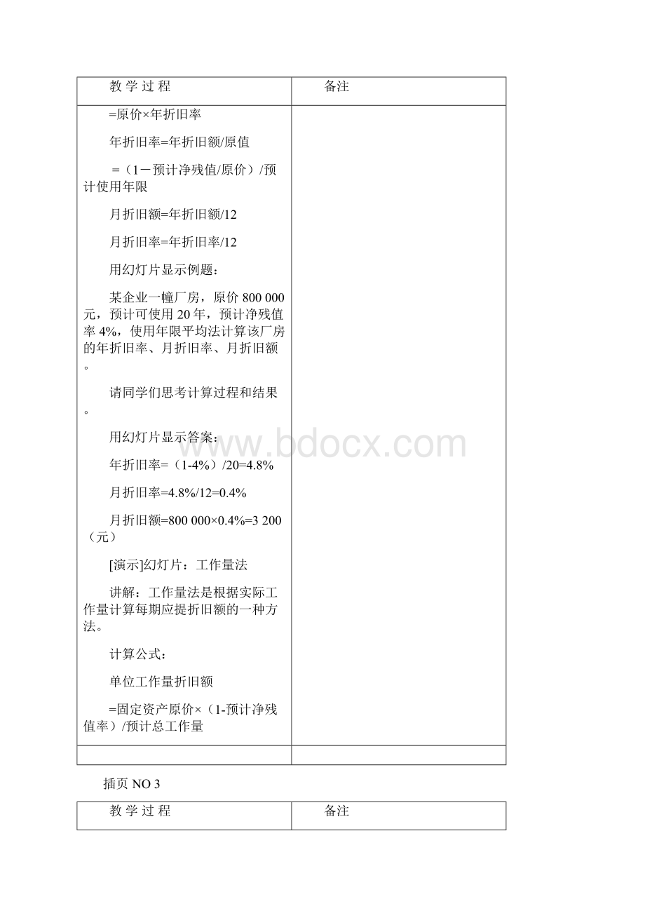 固定资产折旧方法教案Word文档下载推荐.docx_第3页