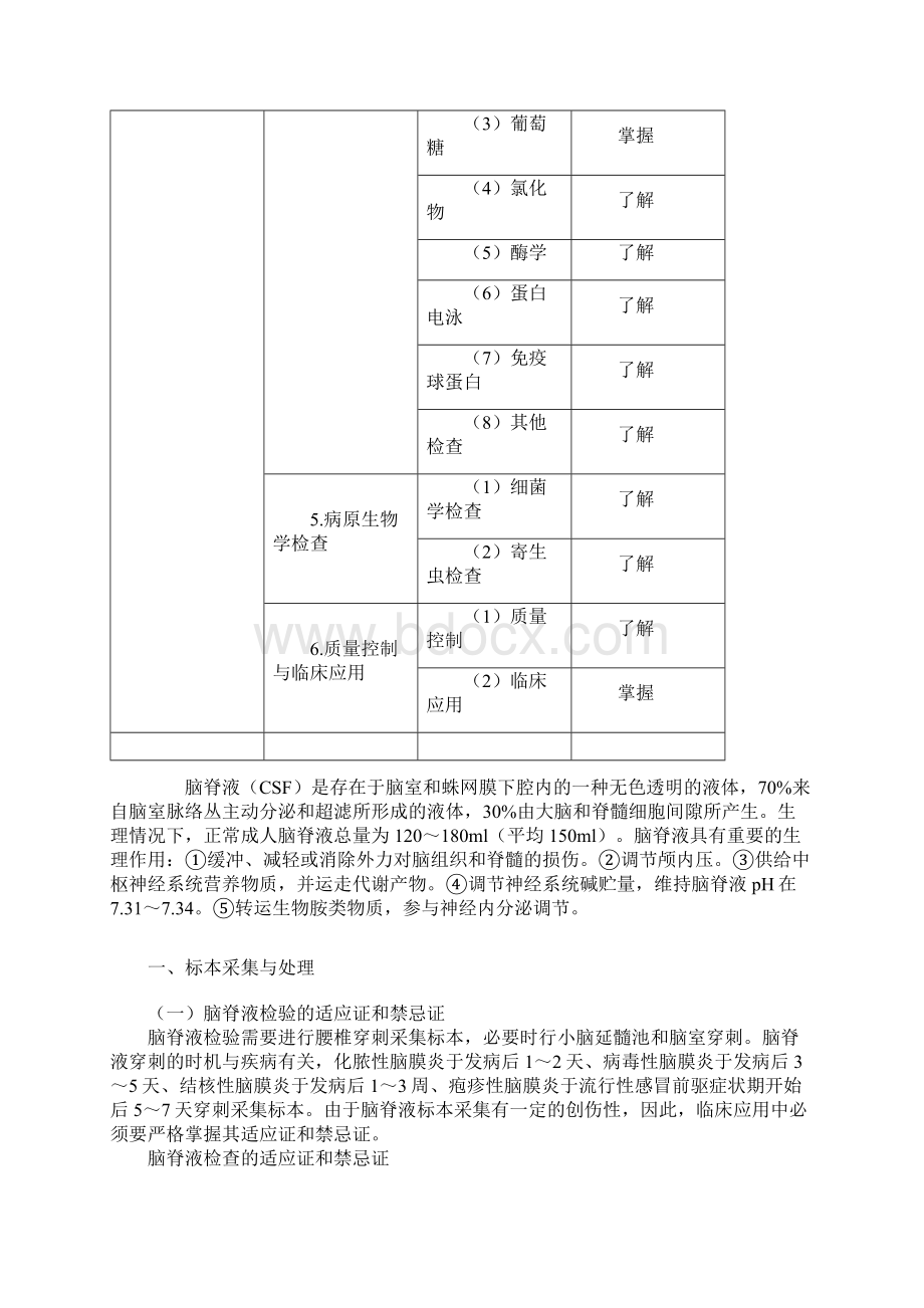 主管检验技师临床检验基础讲义第十二章脑脊液检验.docx_第2页