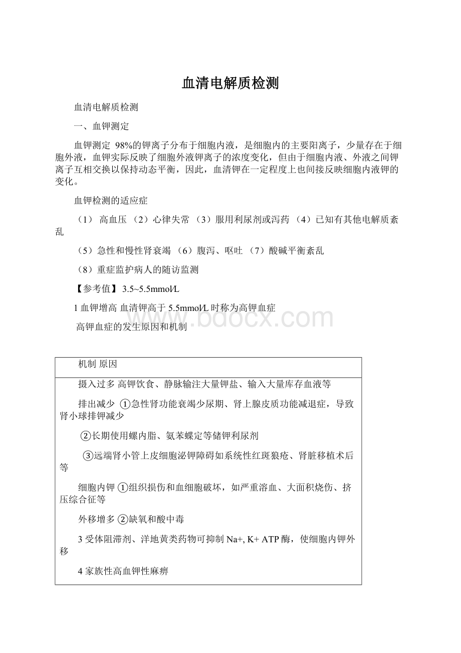 血清电解质检测Word文档格式.docx_第1页