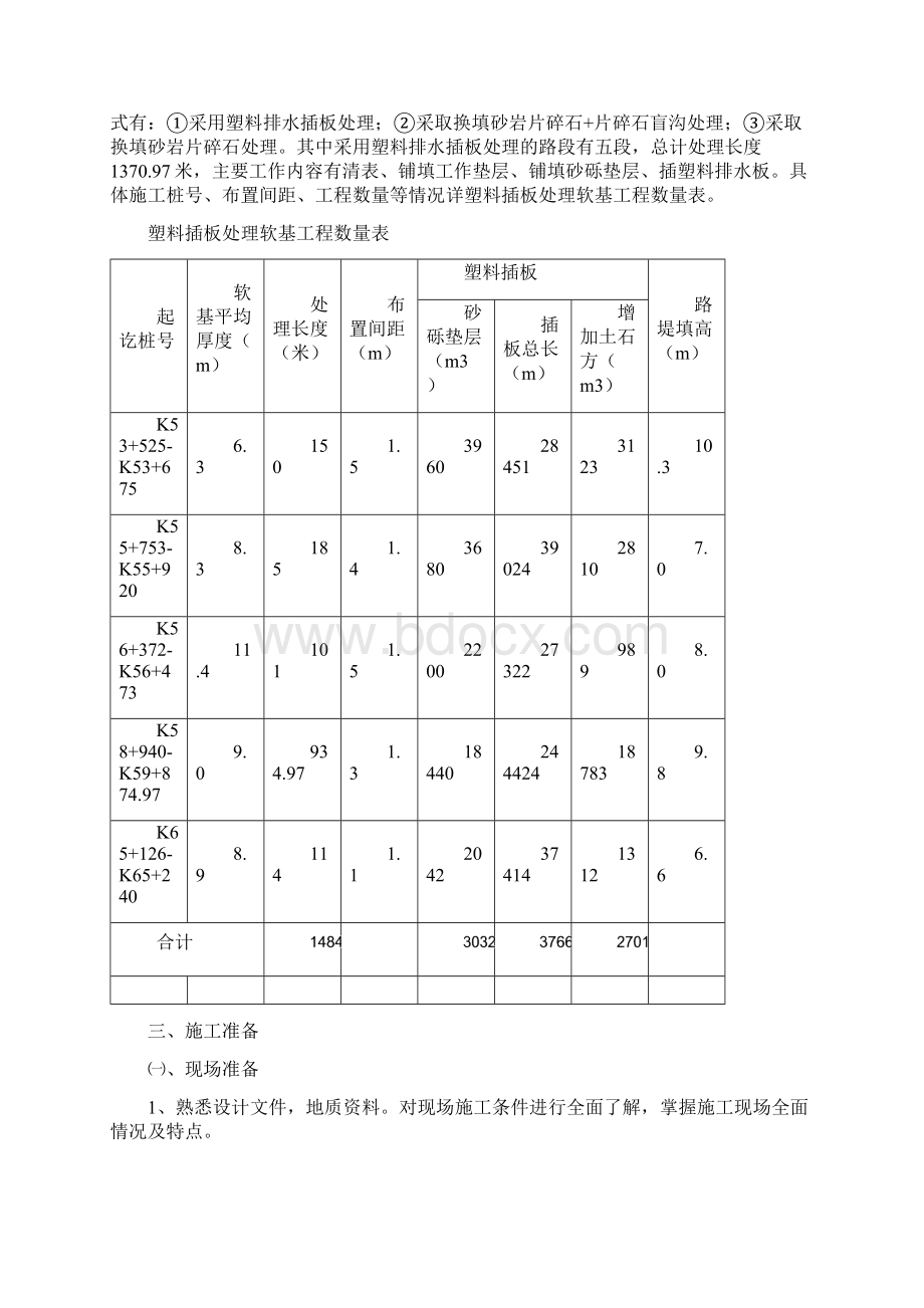 塑料排水板软基处理施工技术方案10页word资料Word文档格式.docx_第2页