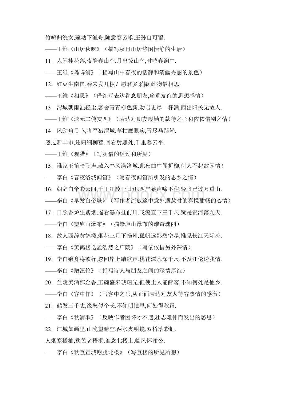 古代经典诗歌100首Word格式.docx_第2页