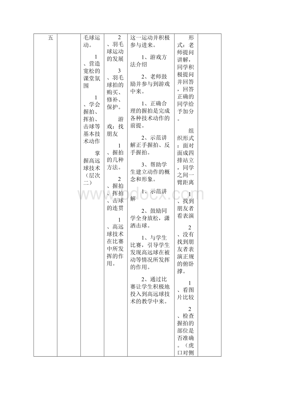 小学羽毛球兴趣课教案.docx_第3页