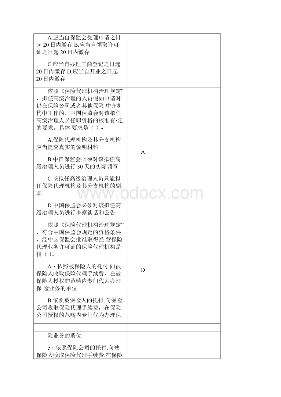 《保险代理机构管理规定》文档格式.docx_第3页