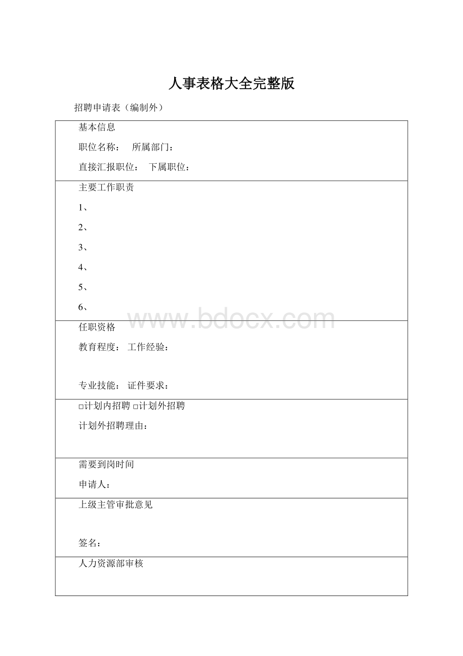 人事表格大全完整版Word格式文档下载.docx_第1页